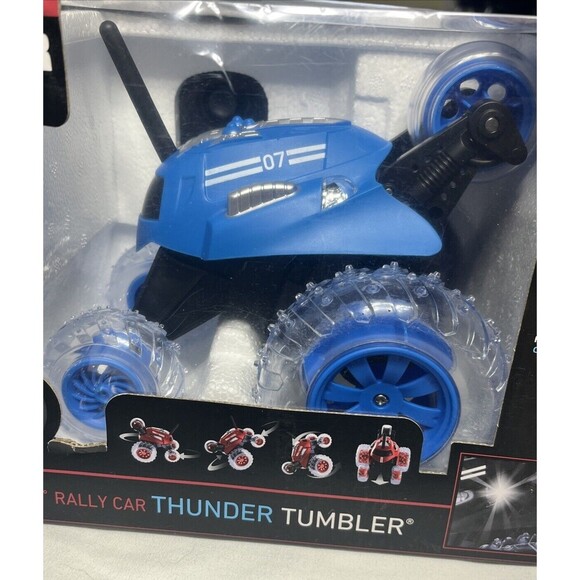 Sharper Image RC 360 Rally Car Thunder Tumbler Tumbling Remote Car NEW (open) - Picture 2 of 9